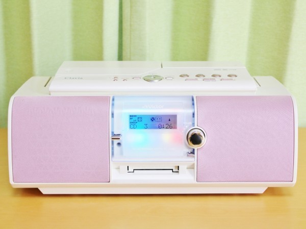 Victor ビクター MD/CDラジカセ Clavia RC-L1MD-P CD-MD5倍速録音可