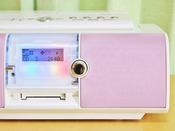 Victor ビクター MD/CDラジカセ Clavia RC-L1MD-P CD-MD5倍速録音可