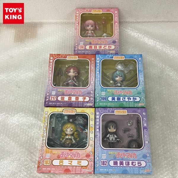 ねんどろいど まどか ほむら マミ さやか 杏子 5体セット 魔法少女