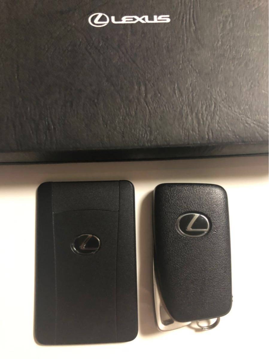 【美品】レクサス純正 スマートキー 3ボタンカードキー LS GS IS RX NX CT HS LEXUS ケース付き