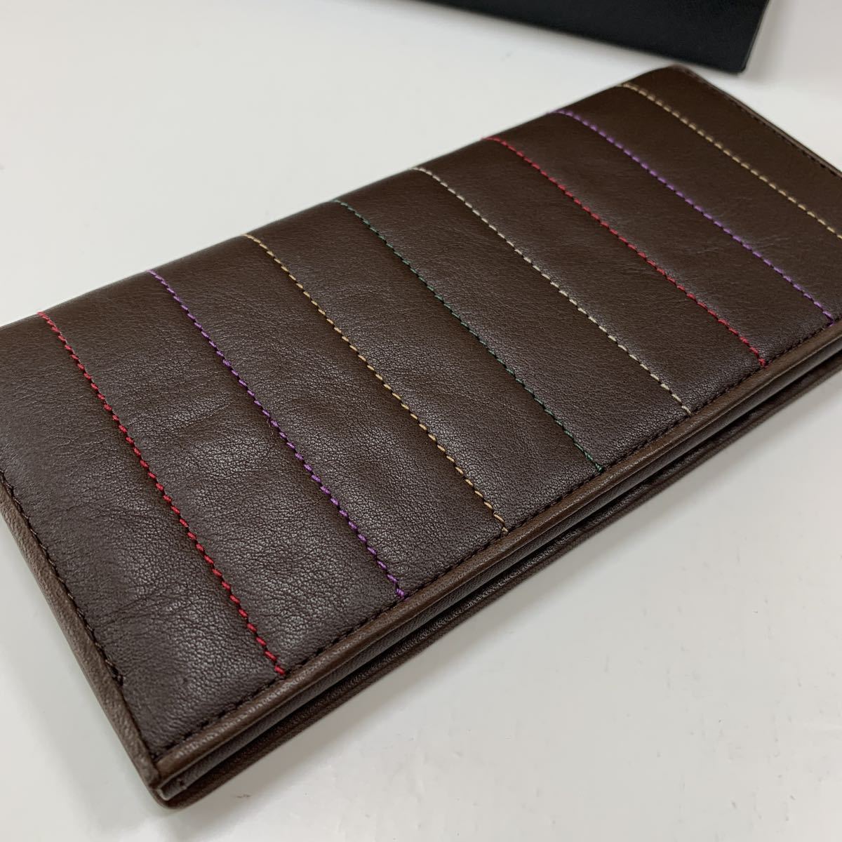 新品箱付 ポールスミス 長財布 カラーステッチマルチ 034-85 【公式通販】