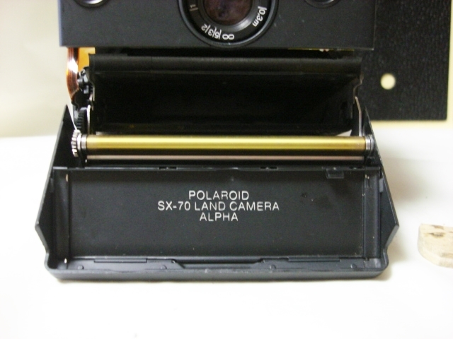 分解整備実写済み完動品　ポラロイドＳＸ７０アルファ１　カスタムモデル 切替モデル 整備後実写済完動品 ポラロイドSX70アルファブラック