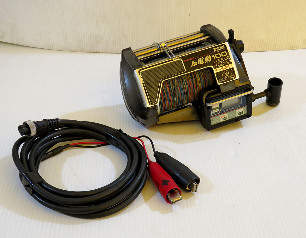RYOBI リョービ AD 100 Hi-POWER EX ハイパワー 電動リール 中古品