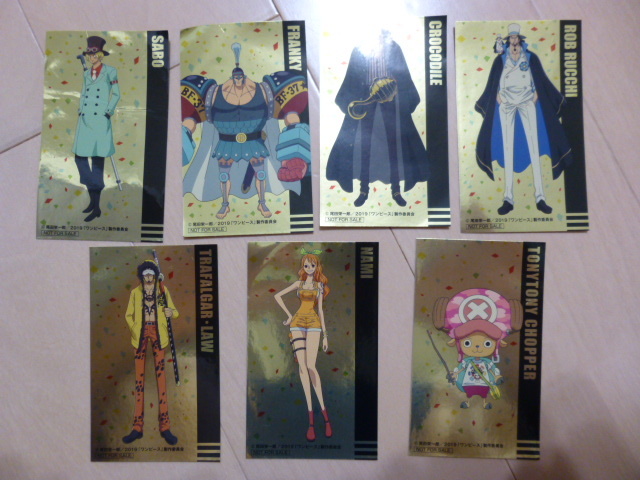 全8種 劇場版 ワンピース コレクタブルフィギュア ワーコレ