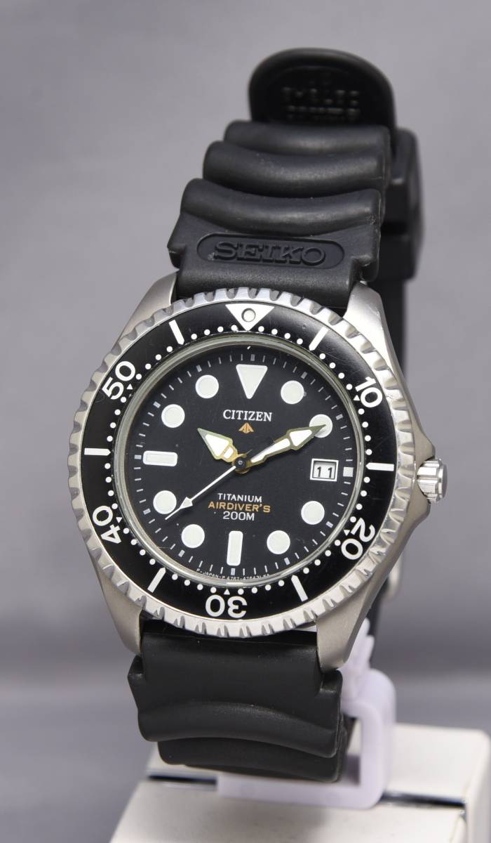△☆【CITIZEN】シチズン エアダイバー チタン 200m☆△ さ行