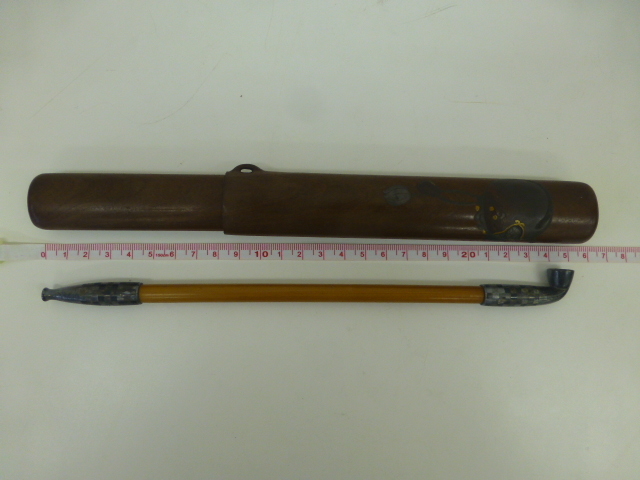 煙管 喫煙具 時代物 木製 キセル キセル入れ 煙管筒 提げ物 根付 時代物○キセル 雑貨 ◇時代物 2026年最新Yahoo!オークション 煙草入れ Yahoo!オークション タバコ」工芸品の落札相場・落札価格