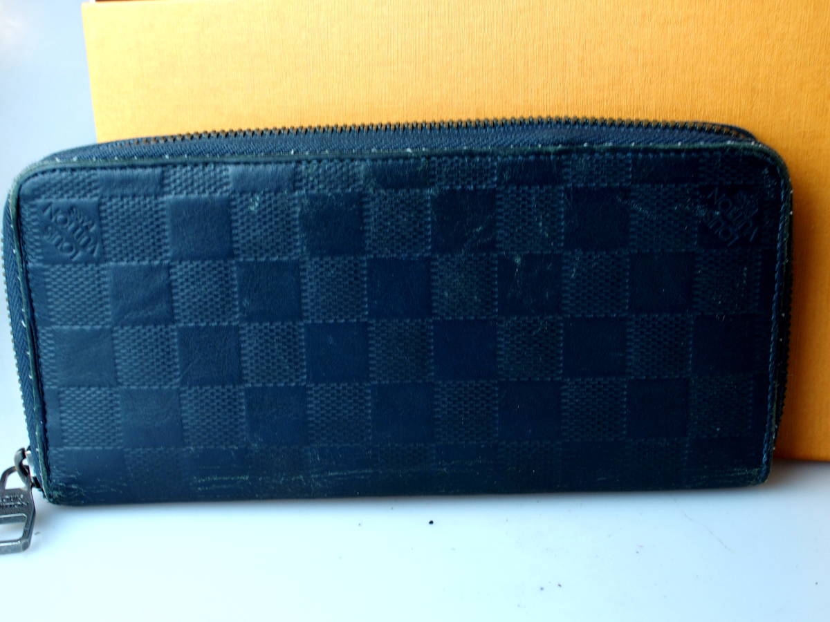 ルイヴィトン 中古 極美品 財布 N60195 LV ダミエ・アンフィニ LOUIS 
