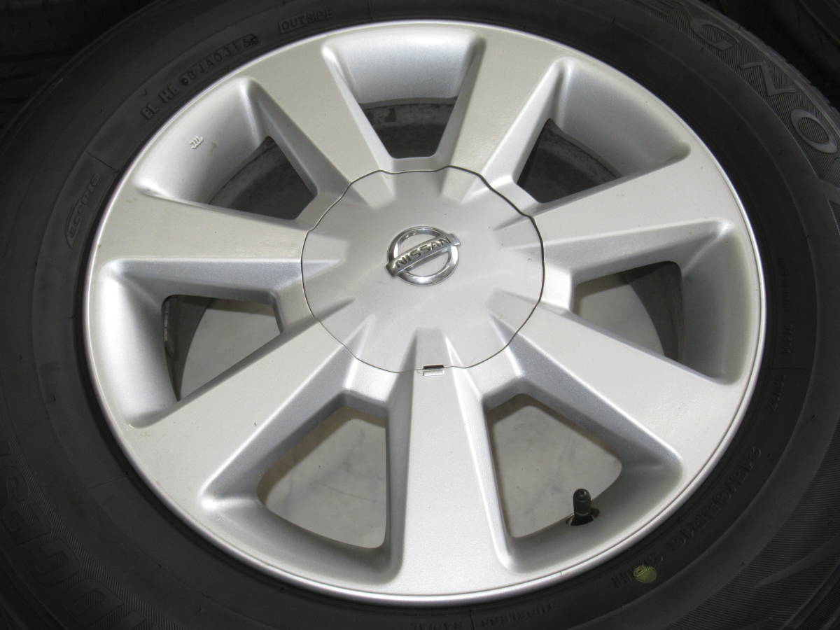 215/65R16 日産純正アルミホイール エルグランド エクストレイル
