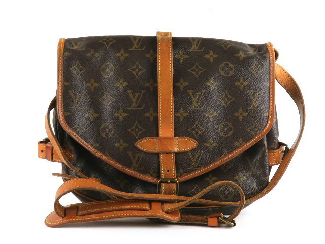 1円～ ルイ・ヴィトン ソミュール30 ショルダーバッグ モノグラム M42256 Louis Vuitton 中古