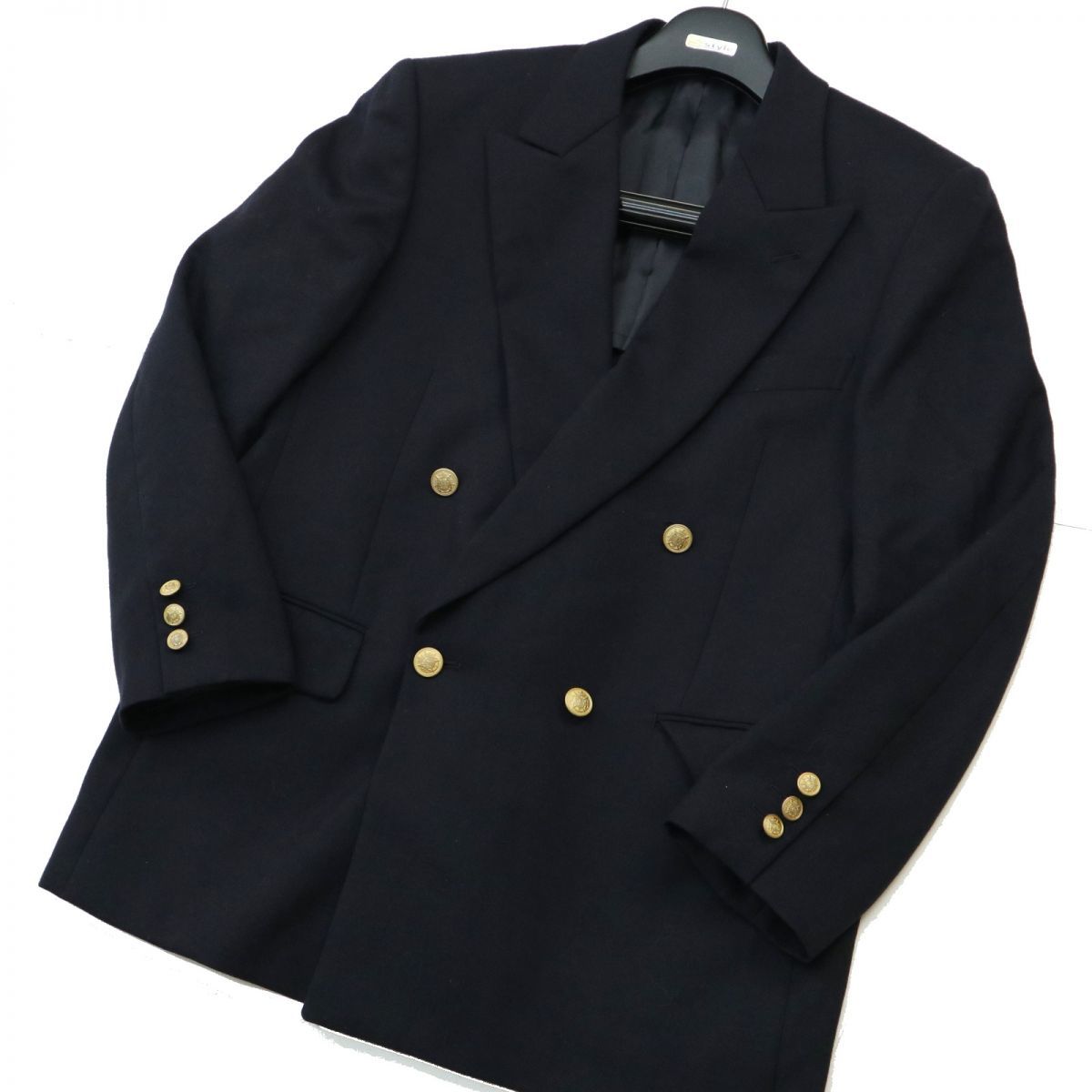 メンズ 紺ブレザー ジャケット 金ボタン ストレッチ 秋 春 オール DAKS 