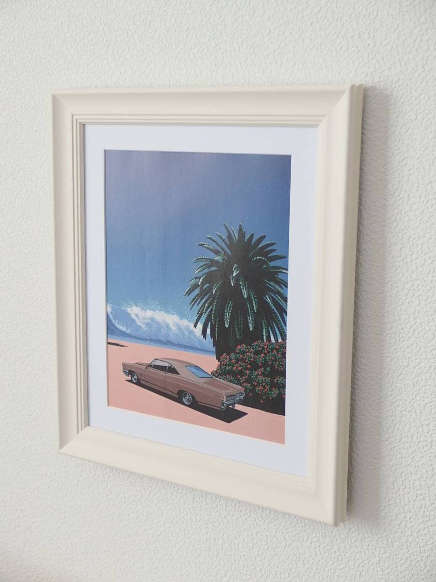 1 永井博 額装品 雑誌掲載イラスト 大瀧詠一 ロンバケ ナイアガラ 当時 インテリアに 贈り物にも サーフィン 売買されたオークション情報 Yahooの商品情報をアーカイブ公開 オークファン Aucfan Com