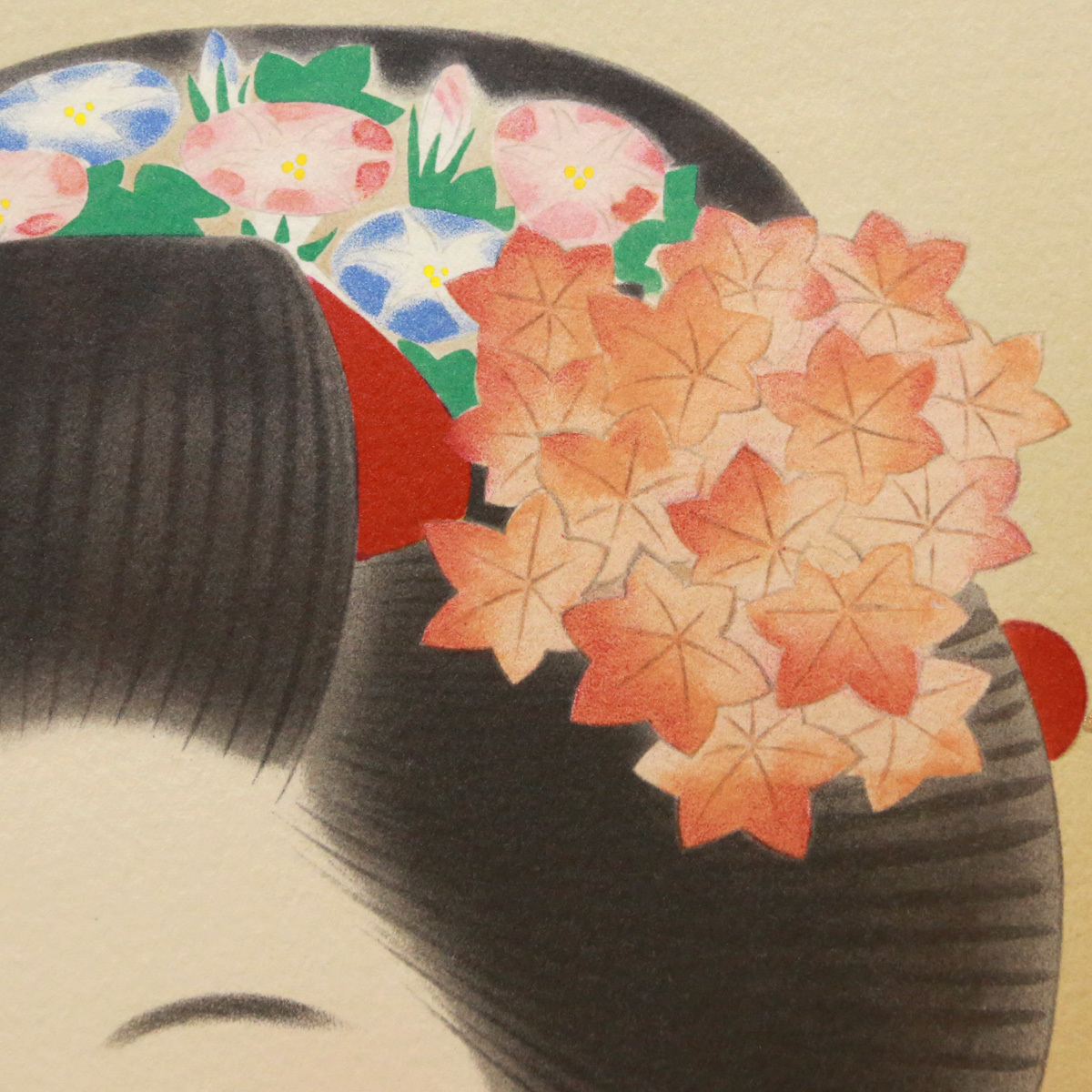 伊東深水 | 花と舞妓 日本画 - : ｜正光画廊 舞妓 舞妓の値段と