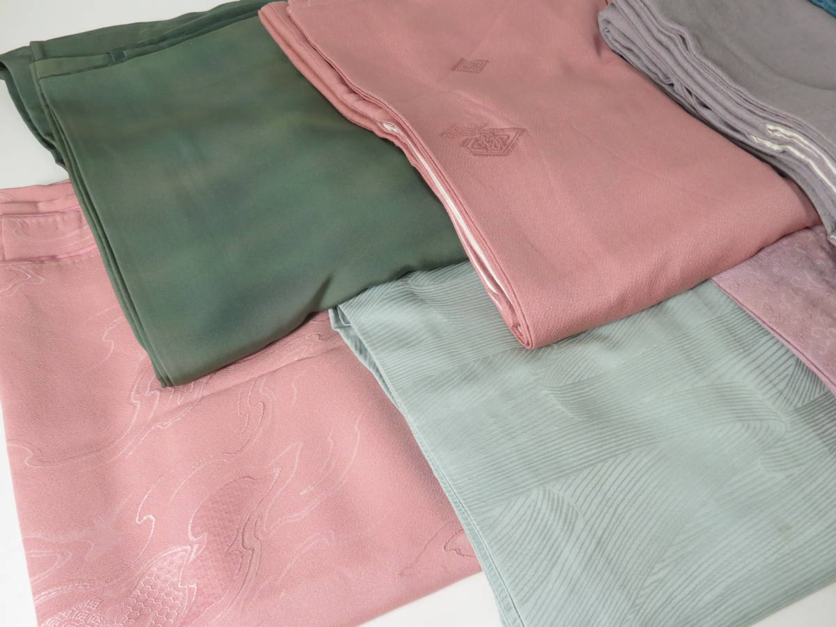 【色無地】正絹 19点 着物 古布 リメイク Y7M81 着物リメイク iichi | class open is