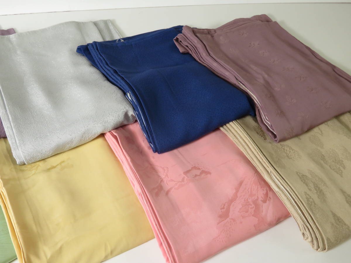 【色無地】正絹 19点 着物 古布 リメイク Y7M81 着物リメイク iichi | class open is