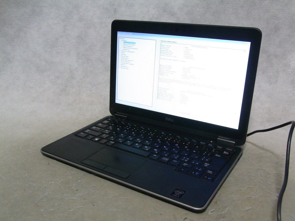 B13601 DELL Latitude E7240 Core i5 4300U 4GB ジャンク
