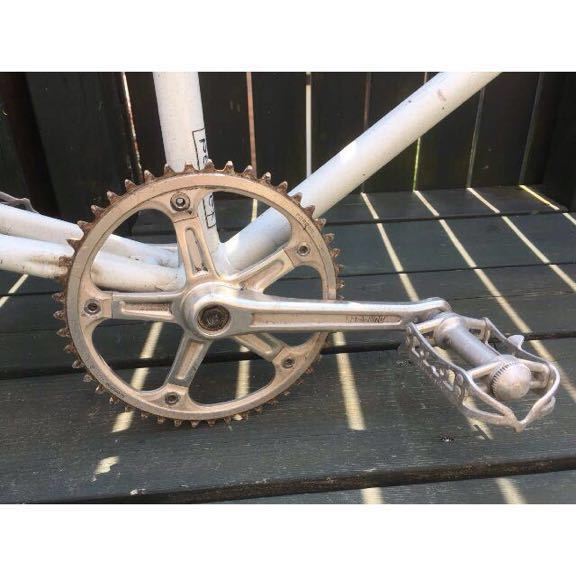 VIVALO ビバロ ピストバイク ピスト | 1大特価 ガンメタ クロモリピストバイクフレーム クロモリ NJS 芦屋店 未使用 フレームセット フレーム トラックバイク フレーム」自転車、サイクリングの落札