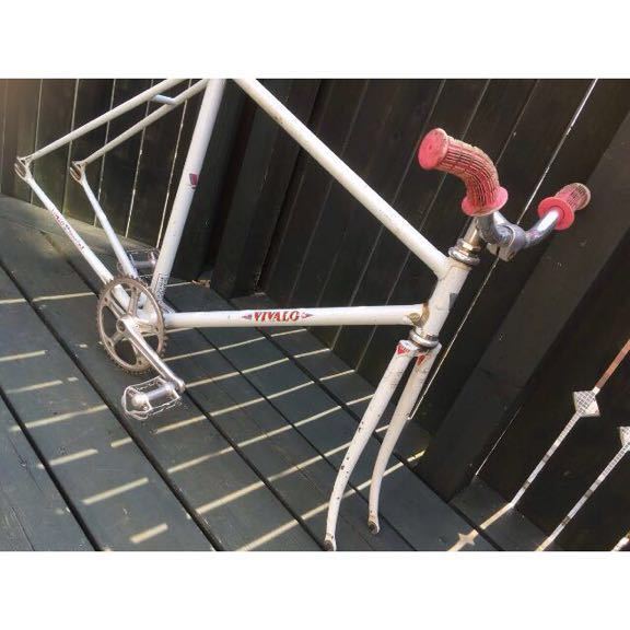 VIVALO ビバロ ピストバイク ピスト | 1大特価 ガンメタ クロモリピストバイクフレーム クロモリ NJS 芦屋店 未使用 フレームセット フレーム トラックバイク フレーム」自転車、サイクリングの落札