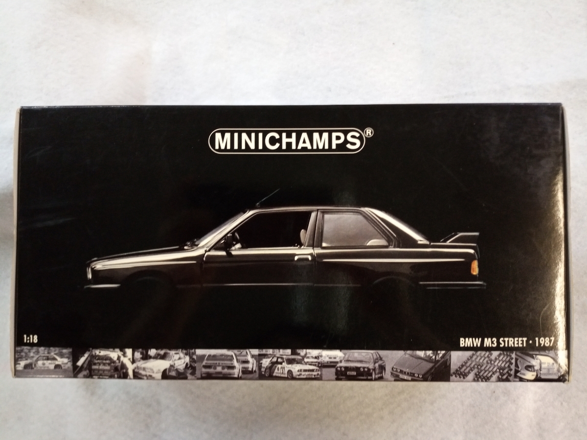 定番，SALE 《ミニカー》1/18 MINI CHAMPS BMW M3 STREET ・ 1987 Black