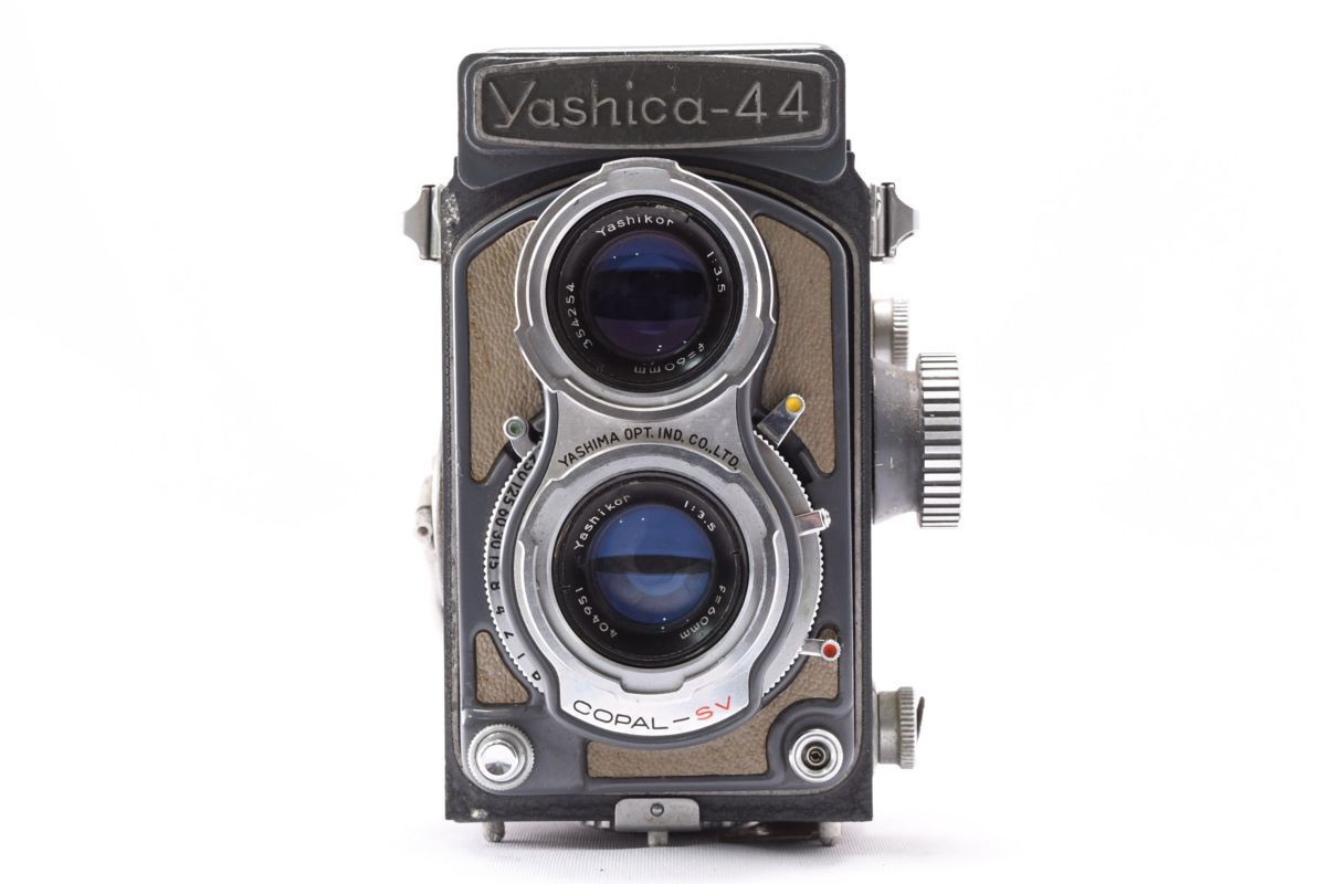 YASHICA ヤシカ 44 Yashikor 60mm F3.5 二眼レフカメラ 元箱 ケース