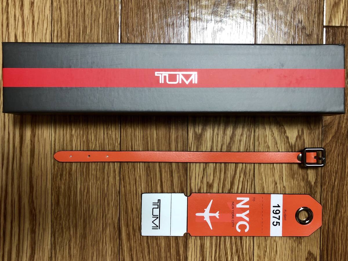 ☆新品 Tumi ラゲージ タグ ニューヨーク NYC (チュミ レザー ラゲッジ