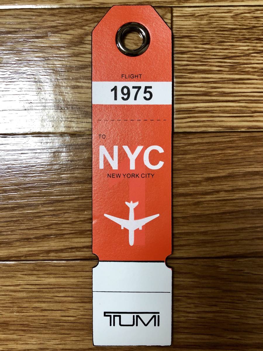☆新品 Tumi ラゲージ タグ ニューヨーク NYC (チュミ レザー ラゲッジ