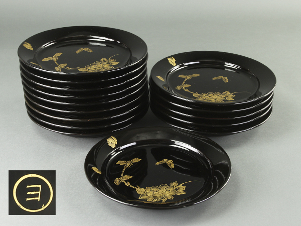 SALE，低価 流 木製漆器 沈金花蝶図木皿十五客 JI724(漆芸)｜売買されたオークション情報、yahooの商品情報をアーカイブ公開 - オークファン その他