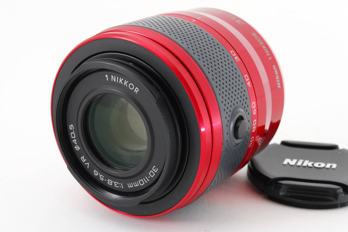NIKON 1 NIKKOR 30-110mm f/3.8-5.6 VR レッド☆極上美品☆HB-