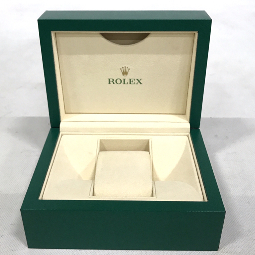 【付属品のみ】 ロレックス 時計用 空箱 現行品 緑 内箱のみ 縦13×横18×高さ8