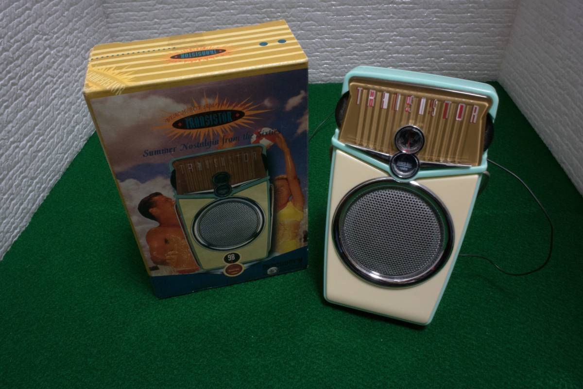 【未開封】　50'sライクなトランジスタラジオ　はいかがですか？　－②　レトロ　アンティーク_1