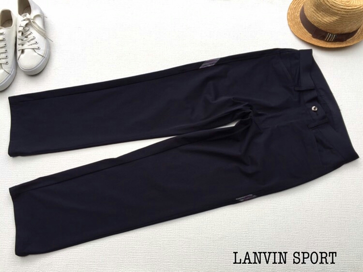 格安，限定SALE LANVIN SPORT ランバン スポーツ パンツ サイズ79 黒 C165(ロング)｜売買されたオークション情報、yahooの商品情報をアーカイブ公開 - オークファン ロング