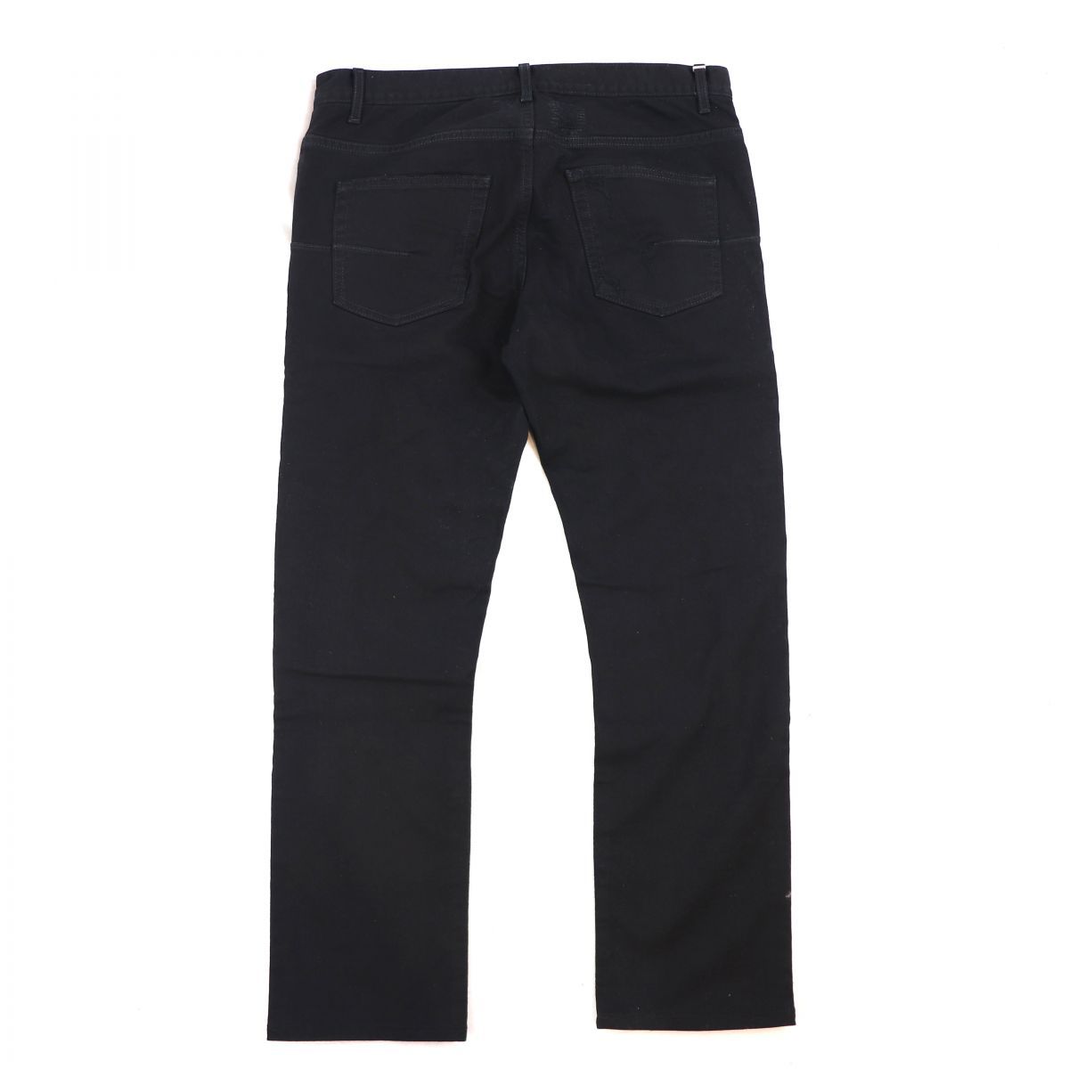 ディオールオム DIOR HOMME ダメージ加工 テーパード ブラックデニム 