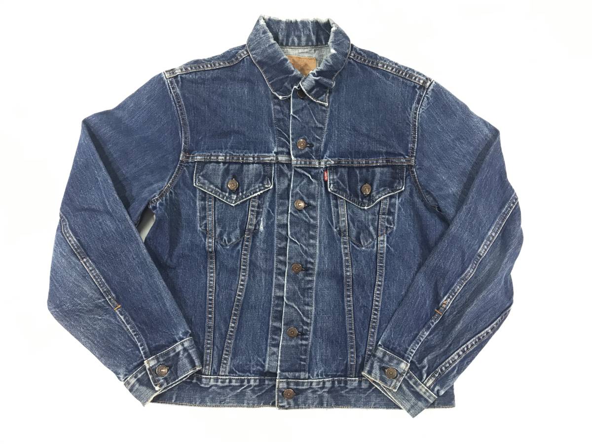 古着 17462 42 USA ビンテージ オリジナル vintage 60 70 80 90 リーバイス デニム ジャケット 70505 古着屋 オンラインストア grin メンズL相当 BEST 緑