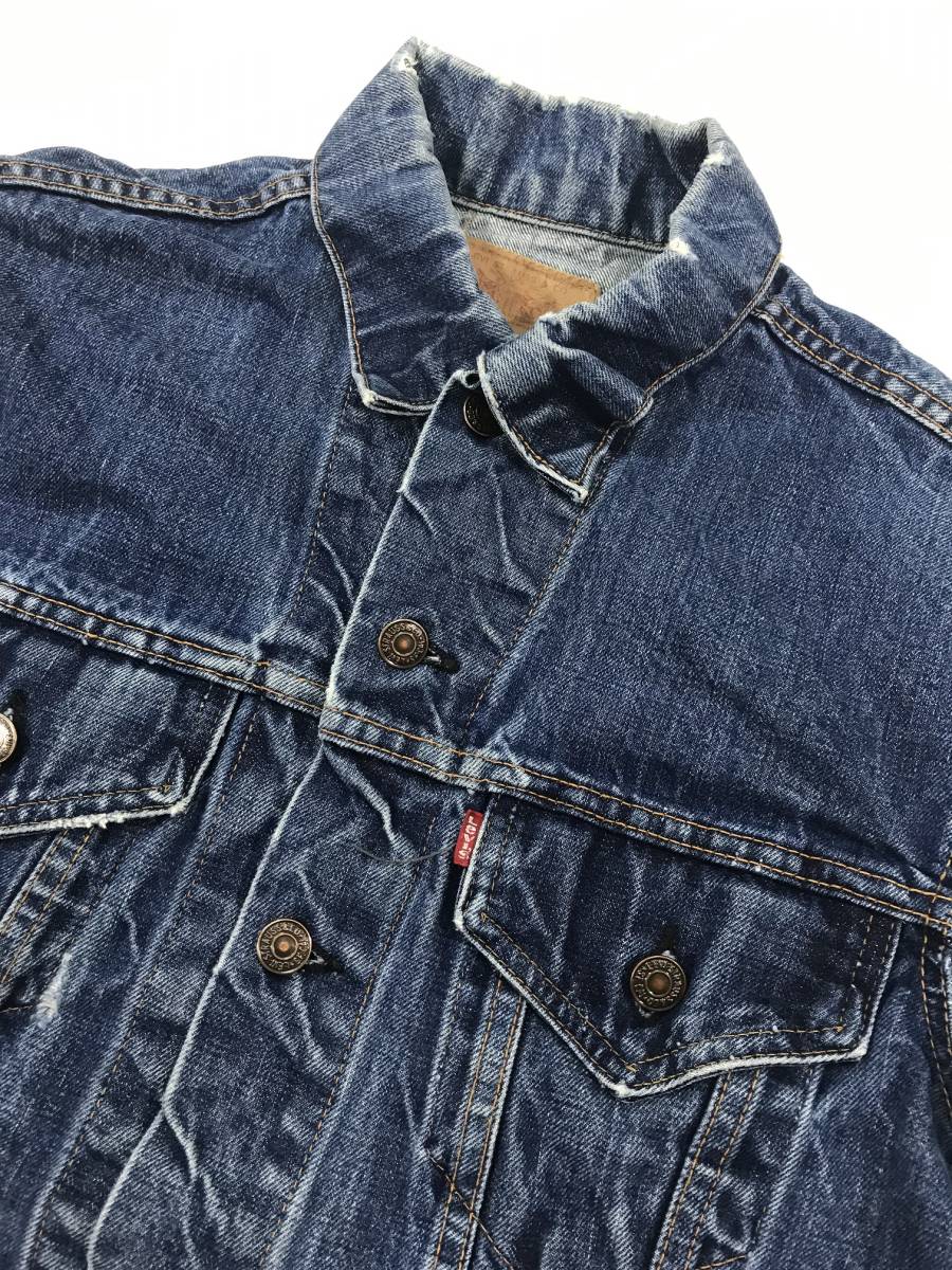 古着 17462 42 USA ビンテージ オリジナル vintage 60 70 80 90 リーバイス デニム ジャケット 70505 古着屋 オンラインストア grin メンズL相当 BEST 緑