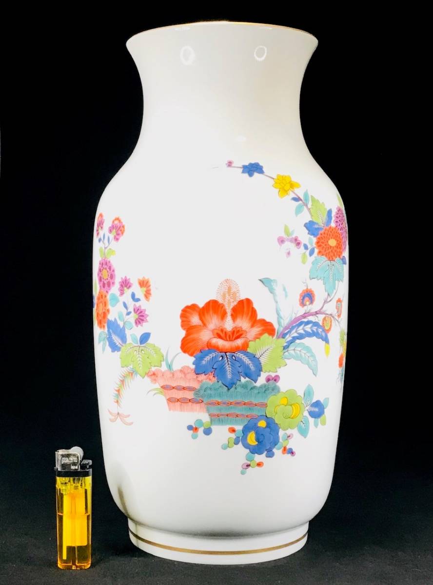 2026，人気セール 博物館級 Meissen マイセン/ 1級品 柿右衛門 花瓶 高さ36cm 胴回り60cm(マイセン)｜売買されたオークション情報、yahooの商品情報をアーカイブ公開 - オークファン マイセン