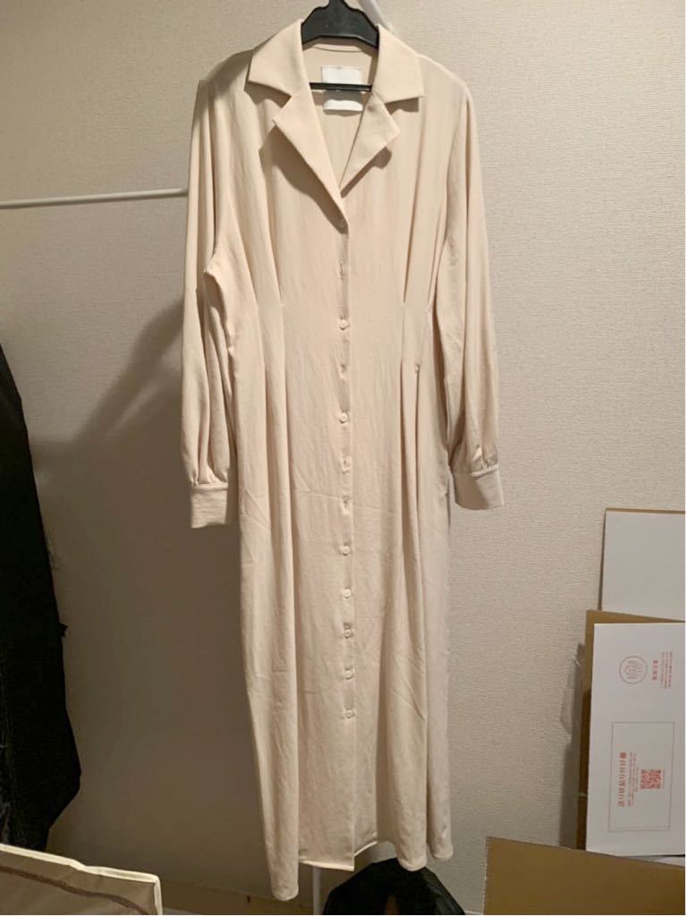 CLANE シャツワンピース ベージュ