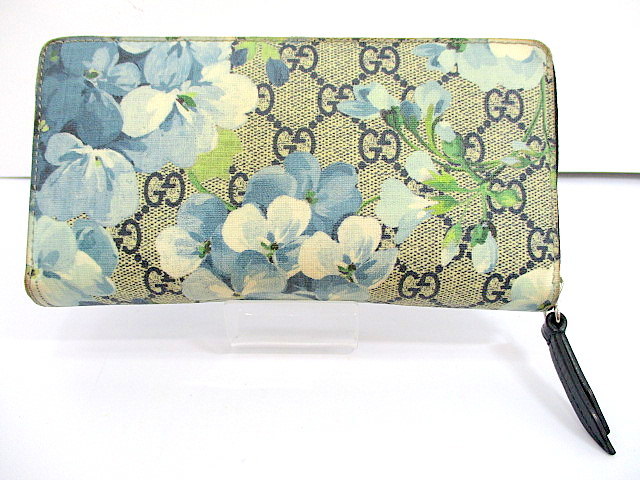 1円☆ GUCCI グッチ 長財布 ラウンドファスナー 408665 GG