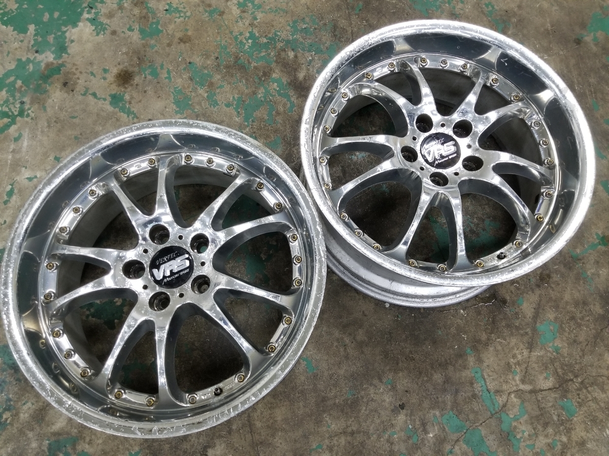 マナレイ VR-5 VR5 18インチ vr5 2本 9.5J マナレイスポーツ ◇深リム