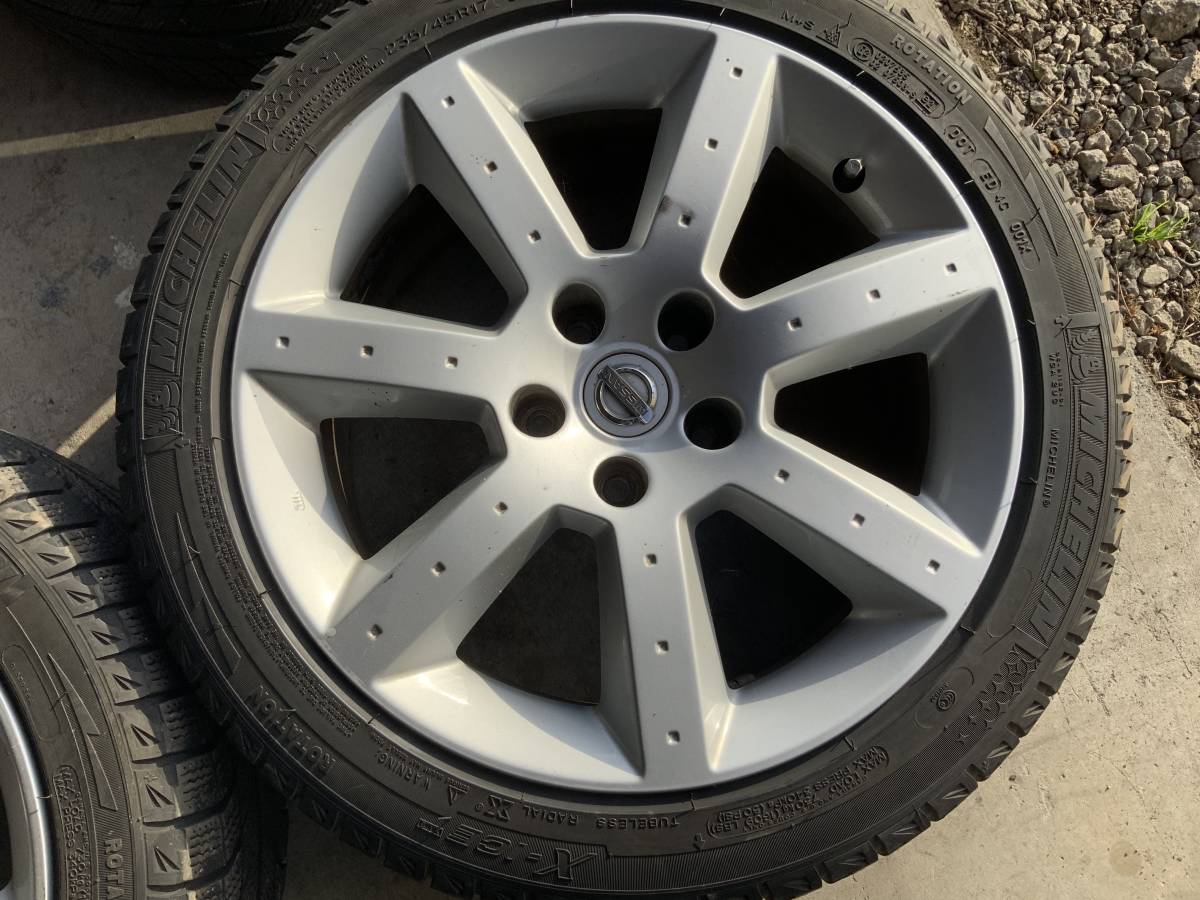 ニッサン Z33純正ホイール 235ー45ー15 ミシュラン 北海道 【公式通販】