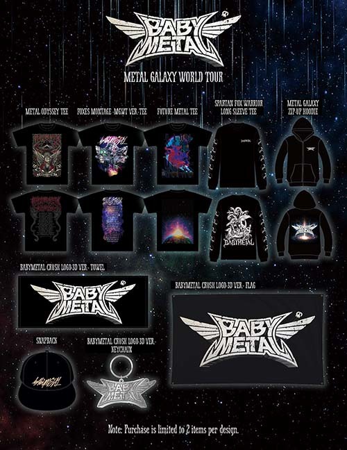BABYMETAL 2026 ワールドツアー FOX CHAPEL TEE BABYMETAL FOX CHAPEL TEE Tシャツ XLサイズ