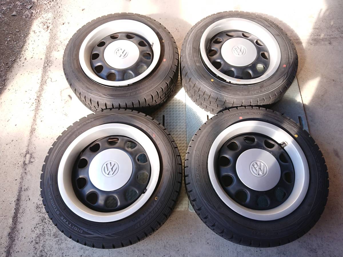 VW ゴルフ3 golf3 純正鉄ホイール スタッドレス ウィンター VW ゴルフ3 golf3 純正鉄ホイール スタッドレス ウィンター