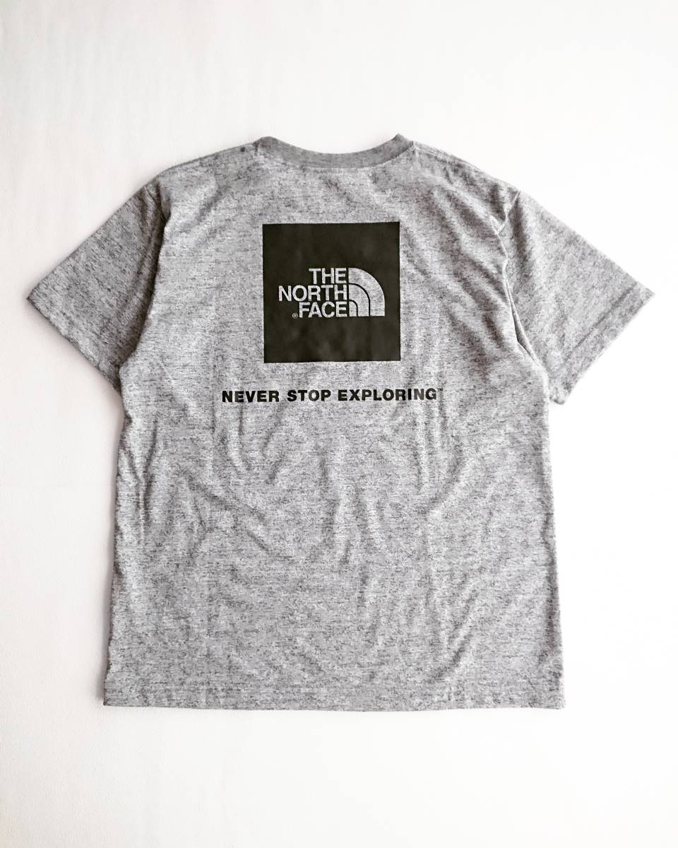 お得，最新作 THE NORTH FACE ショートスリーブ スクエア ロゴ Tシャツ グレー Lサイズ ザ ノース フェイス ボックスロゴ(半袖Tシャツ)｜売買されたオークション情報、yahooの商品情報をアーカイブ公開 - オーク 男性用