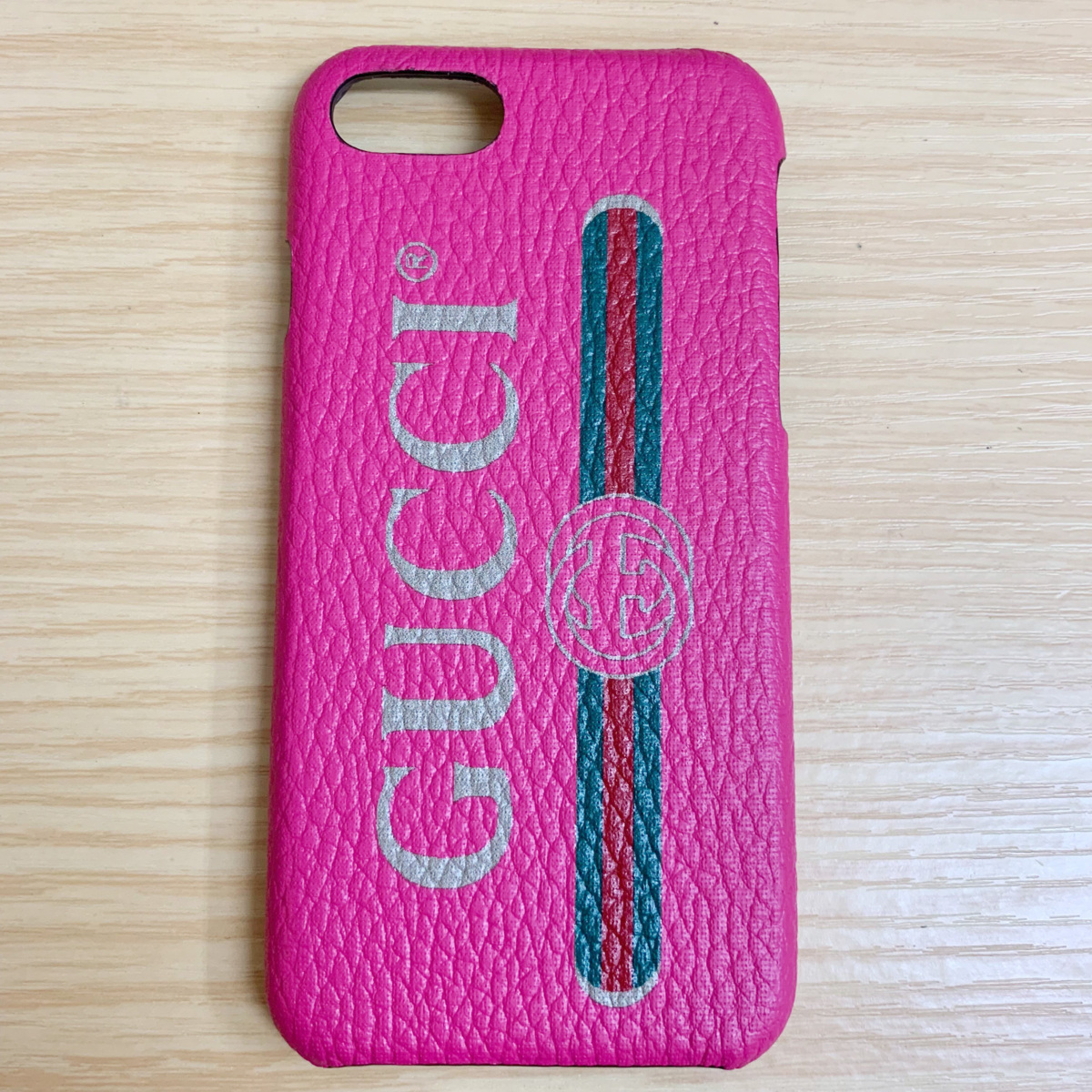 GUCCI/グッチ iphone8ケース プリント柄 ピンク 549078 未使用★_2