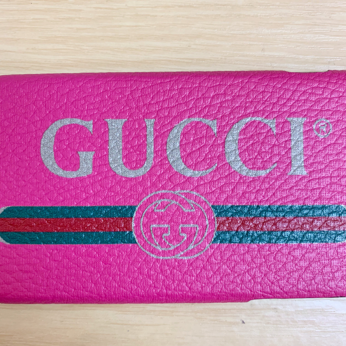 GUCCI/グッチ iphone8ケース プリント柄 ピンク 549078 未使用★_6