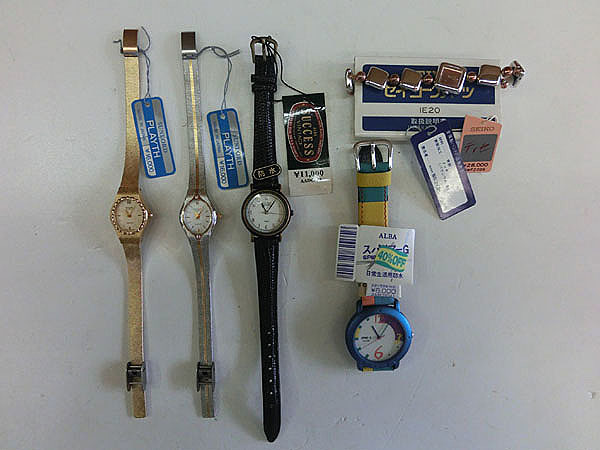 ８　セイコー等レディースクオーツ５本　デットストック！_1