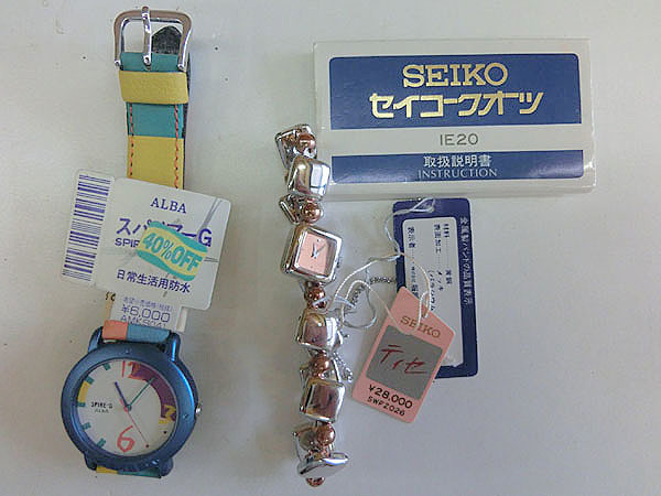８　セイコー等レディースクオーツ５本　デットストック！_3