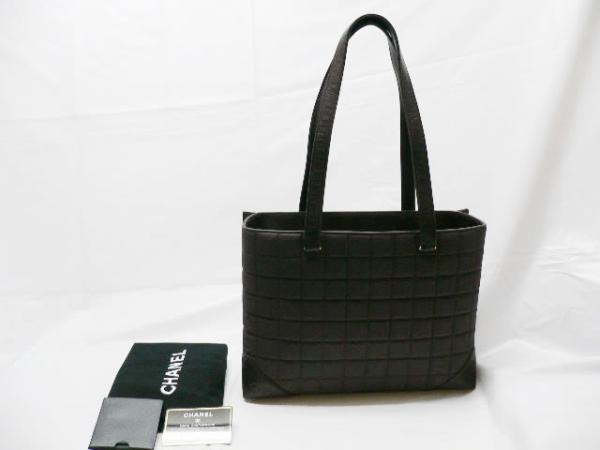 2025，得価 セール シャネル チョコバー柄トートバック 本物(ショルダーバッグ)｜売買されたオークション情報、yahooの商品情報をアーカイブ公開 - オークファン かばん、バッグ