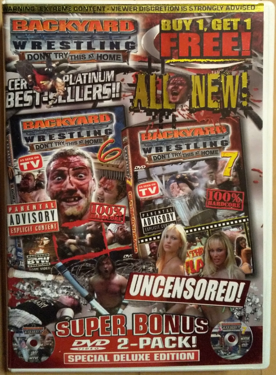 Backyard Wrestling 6 & 7 海外盤 2枚組DVD _1