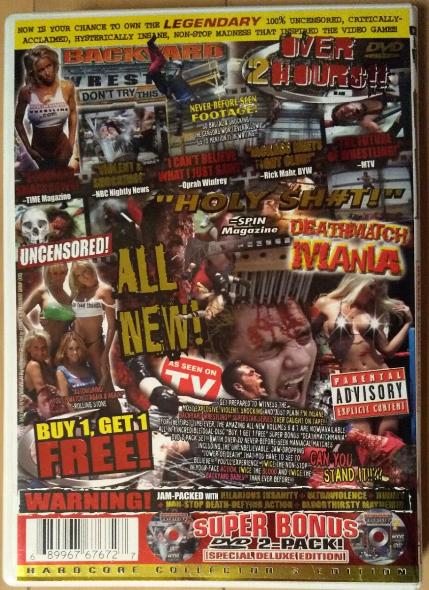 Backyard Wrestling 6 & 7 海外盤 2枚組DVD _2