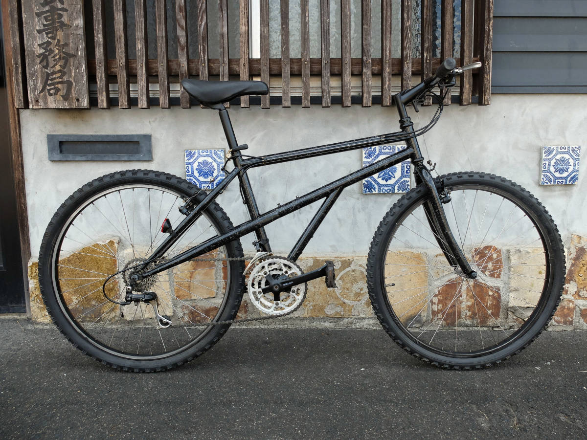 90's OLD MTB エレベーテッド・チェーンステーのマウンテンバイク メーカー不明 ディオーレLXコンポ クロモリ♯イエティ YETI /ニシキ