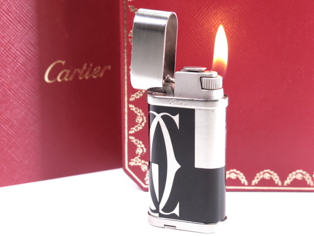希少カルティエ Cartier ゴドロン ガスライター ヴィンテージ CPCP カルティエ Cartier □ 1円 1円スタート ガスライター ～ 正規 中古
